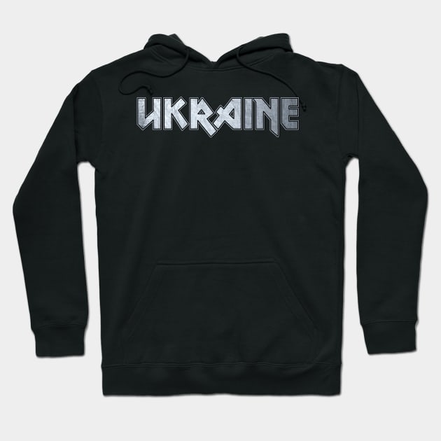 Heavy metal Ukraine Hoodie by KubikoBakhar